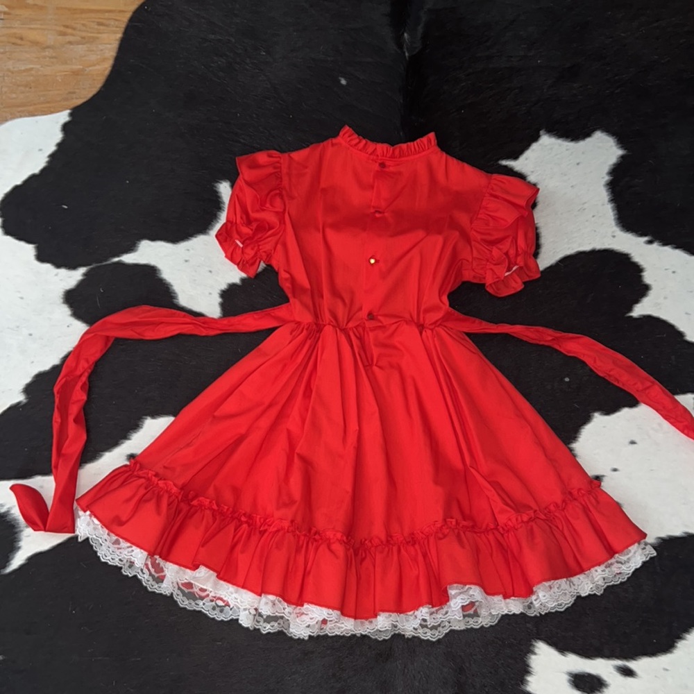 Vintage 1980’s Martha’s Miniatures Were Fussy Toddler Pageant Dress (size 7) - Picture 11 of 12